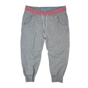 Lululemon‎ Jogger Sweatpants Womens 8 Grey Pink Drawstring Stretch Yoga Luxury